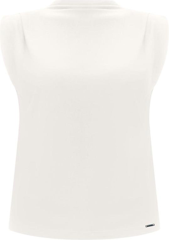 Imagem principal Blusa com Gola Alta em Malha Crepe Branco Lunender Lunender