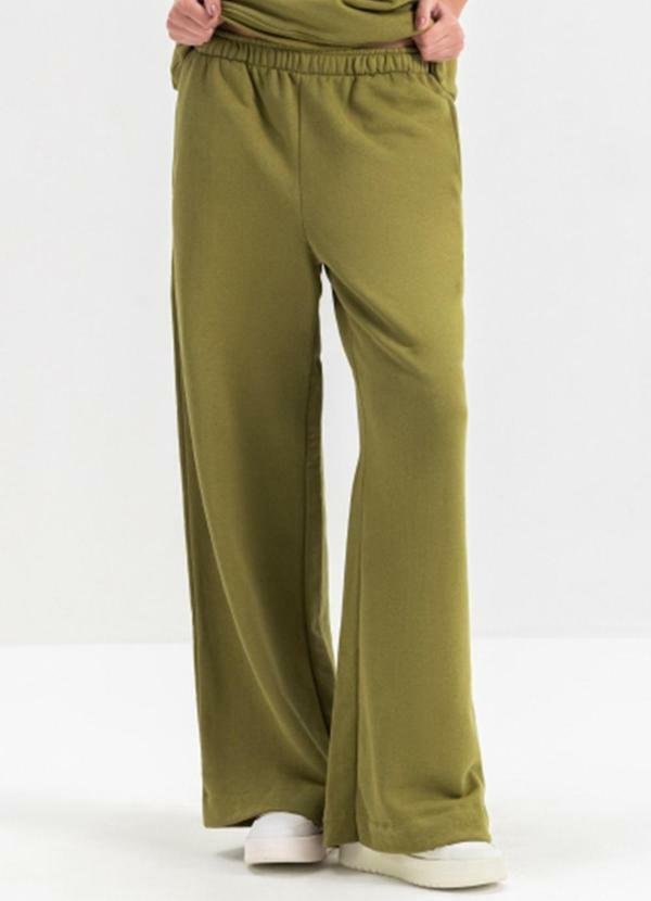 Calça Feminina em Moletom Verde