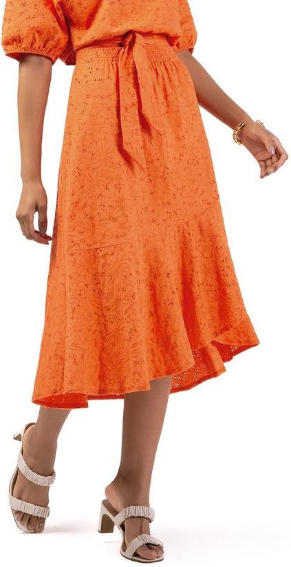 Saia Feminino Adulto Laranja