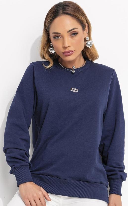 Blusão Moletom Azul