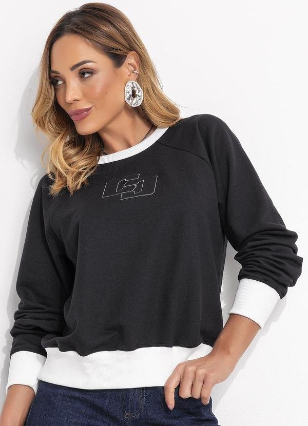 Blusão Moletom Preto