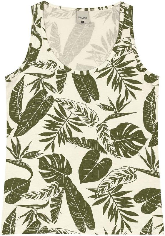 Blusa Básica Tropical Off White