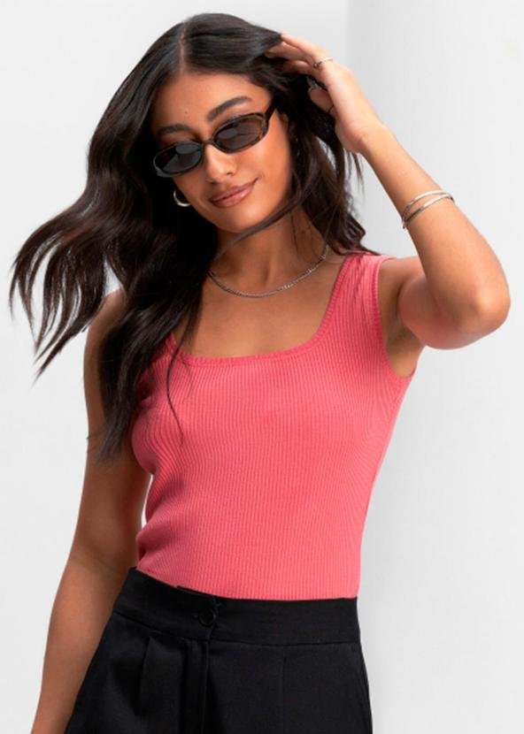 Imagem principal Blusa Feminina Canelada Rosa Essendi Essendi