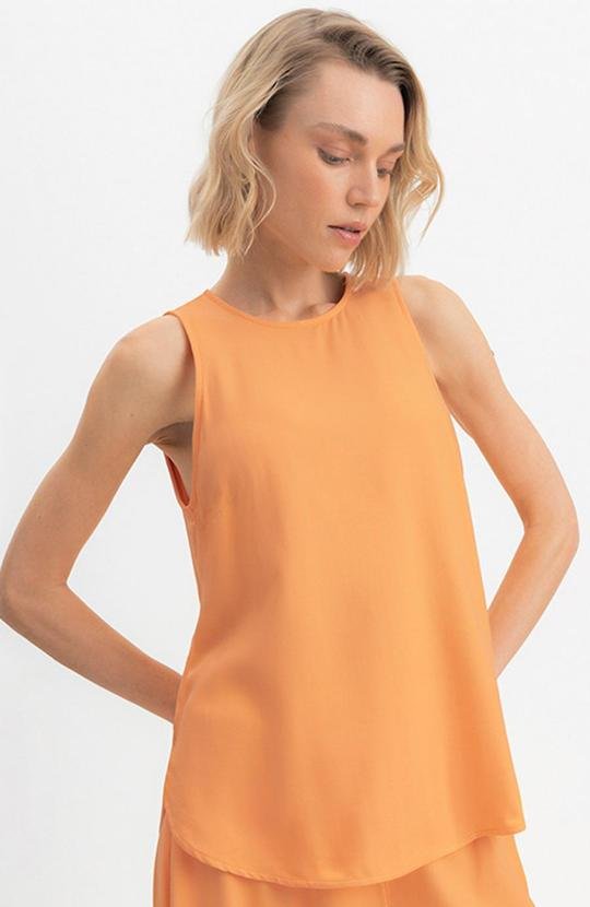 Imagem principal Blusa Feminina em Viscose Amarelo Essendi Essendi