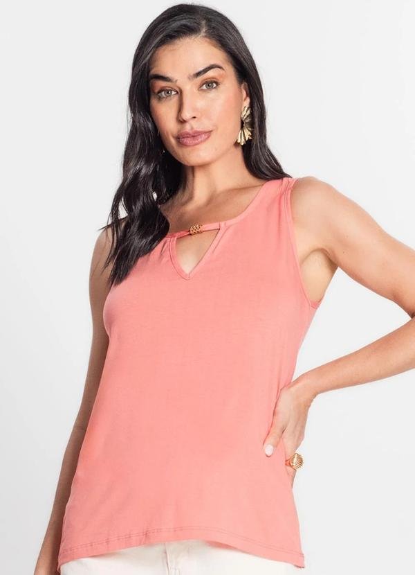 Imagem principal Blusa Feminina Estampada Laranja INFINITA COR INFINITA COR