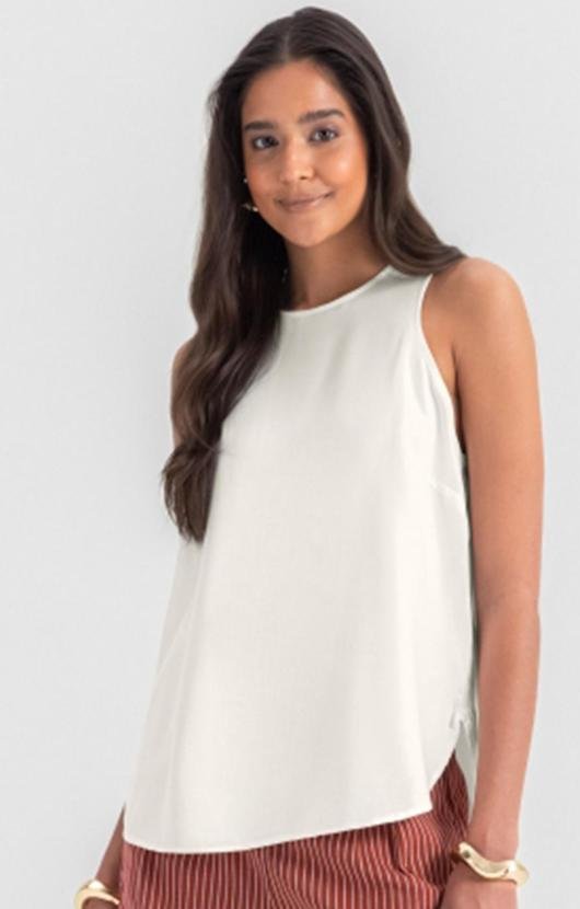 Imagem principal Blusa Feminina Viscose Bege Essendi Essendi