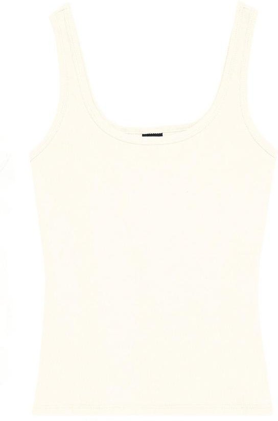 Imagem principal Regata Básica em Ribana Conforto Off White Enfim Enfim