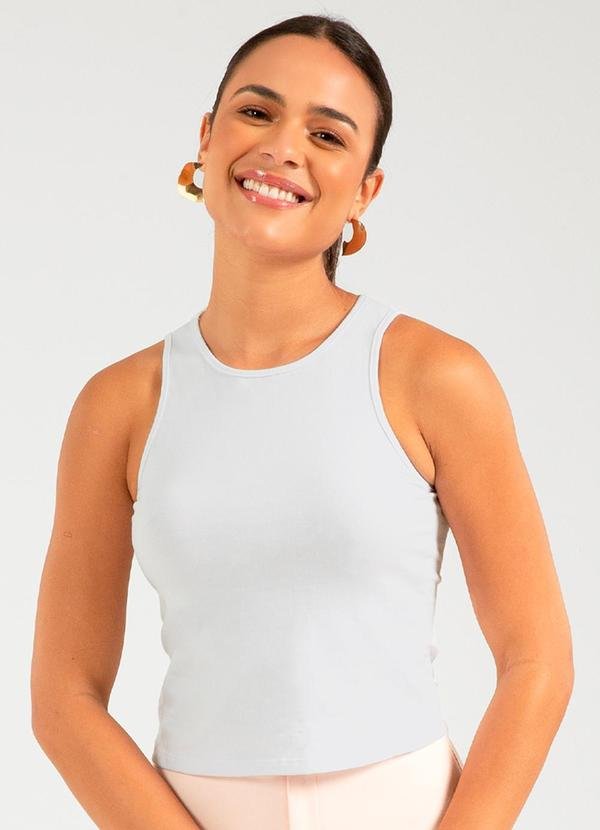 Imagem principal Regata Básica Versátil Estilosa Branco