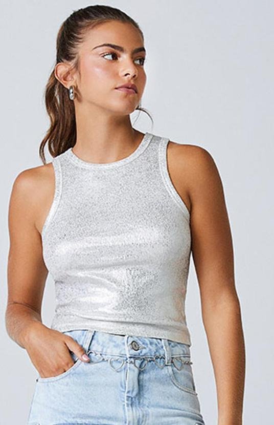 Regata com Foil Prata Prata