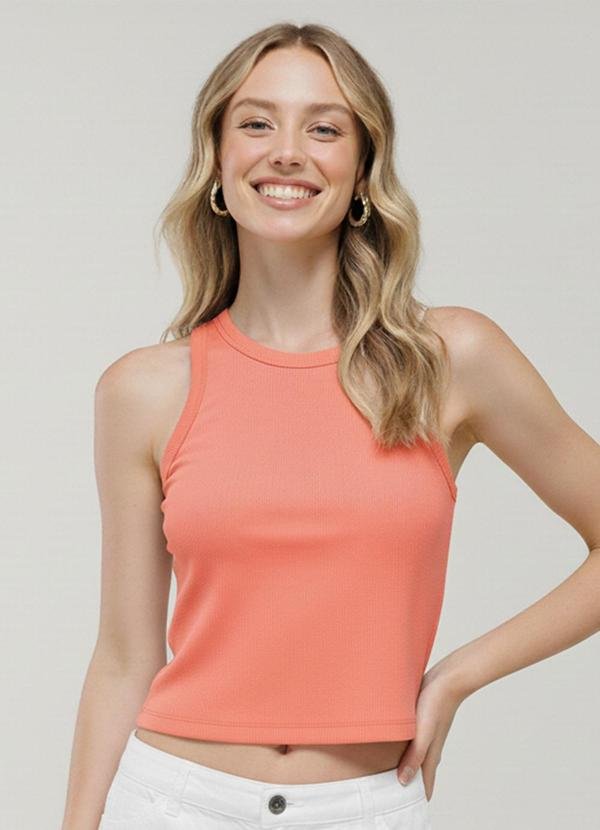 Regata Cropped Laranja Fluor