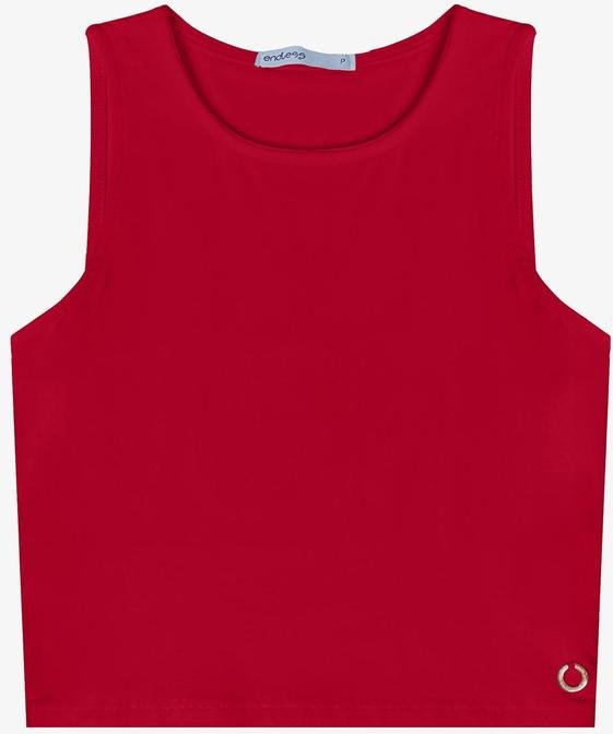 Regata de Viscotorcion Feminina Vermelho