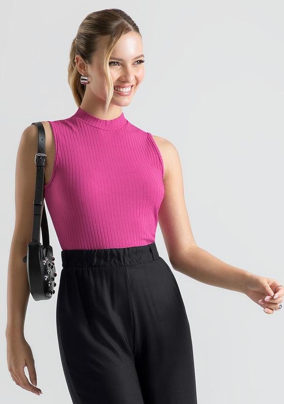 Imagem principal Regata em Canelado Roxo Cativa Cativa