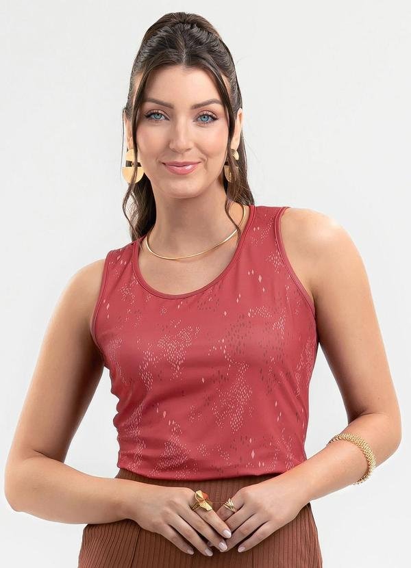 Imagem principal Regata em Misturinha Vermelho Habana Habana