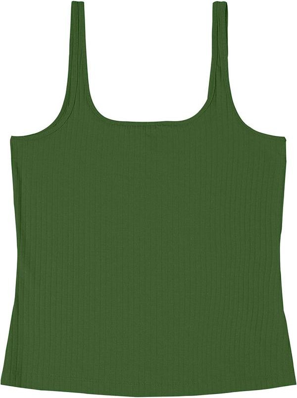 Imagem principal Regata em Ribana Canelada Verde Rovitex Rovitex