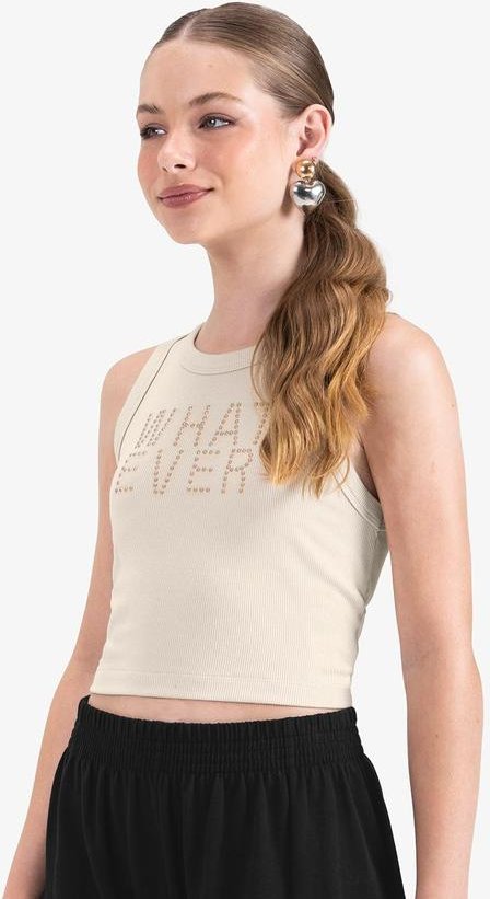 Regata em Ribana de Viscose Bege