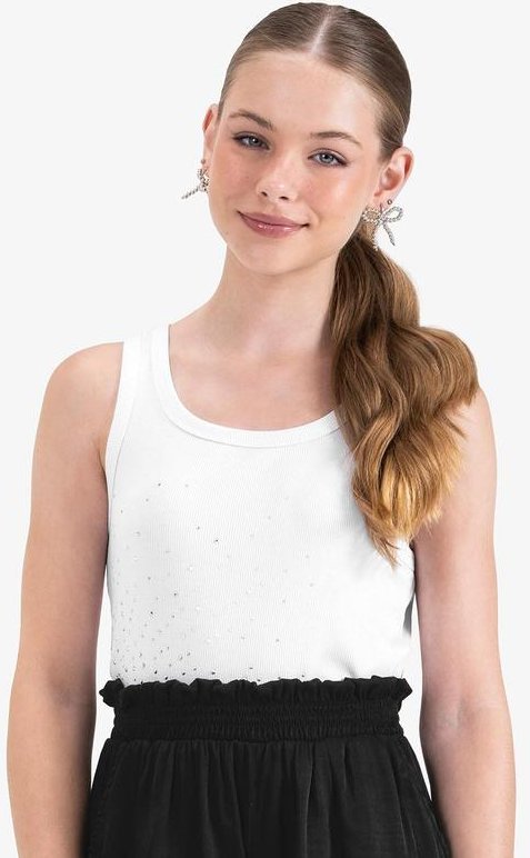 Imagem principal Regata em Ribana de Viscose Branco MINTY MINTY