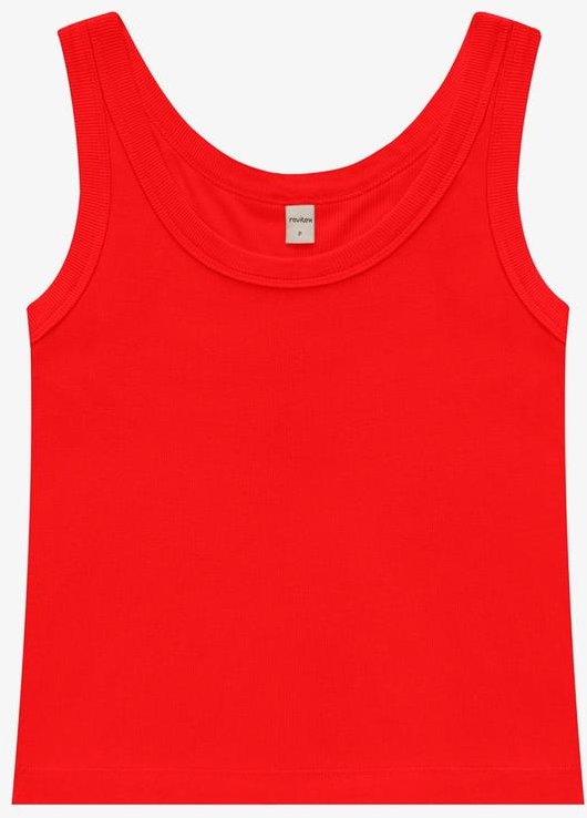 Regata em Ribana de Viscose Laranja