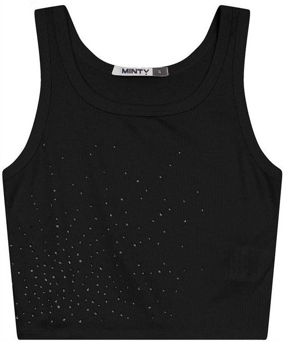 Imagem principal Regata em Ribana de Viscose Preto MINTY MINTY