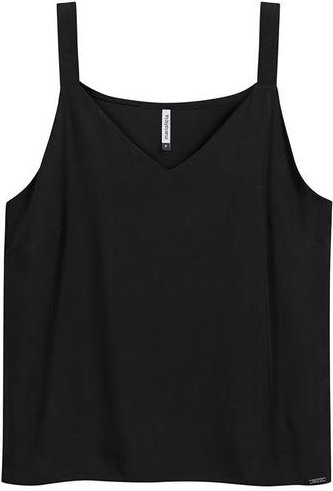 Imagem principal Regata Feminina Alca Fina Preto Marialícia Marialícia