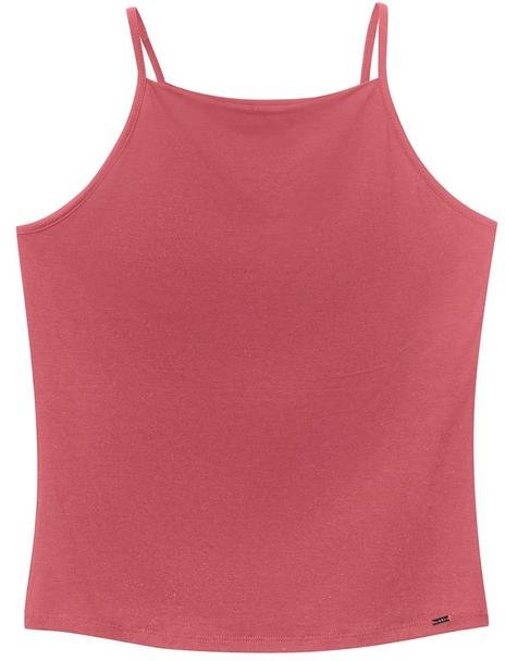 Imagem principal Regata Feminina Alca Fina Rosa Marialícia Marialícia