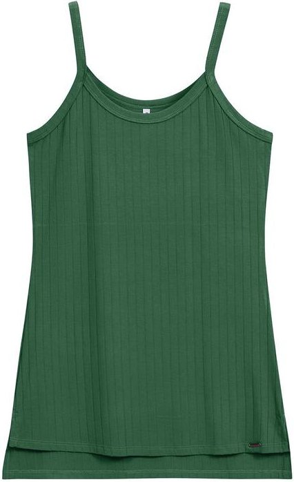 Imagem principal Regata Feminina Canelada Verde Marialícia Marialícia