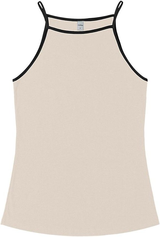 Imagem principal Regata Feminina em Ribana de Viscose Bege Rovitex Rovitex