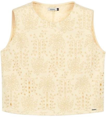 Regata Feminina Tropical Devorê Amarelo