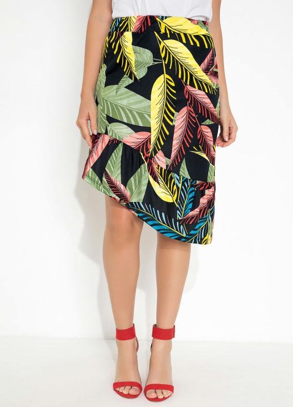 Imagem principal Saia Folhagem Assimétrica com Babados Moda Pop Moda Pop