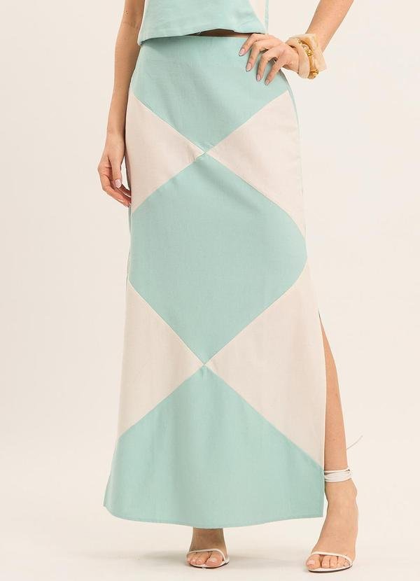 Saia Longa Oliva Off White