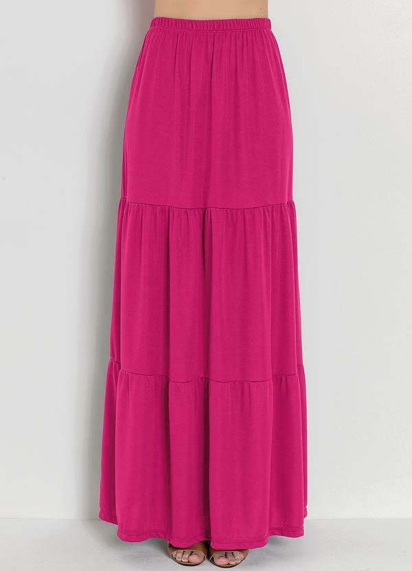 Saia Púrpura em Malha