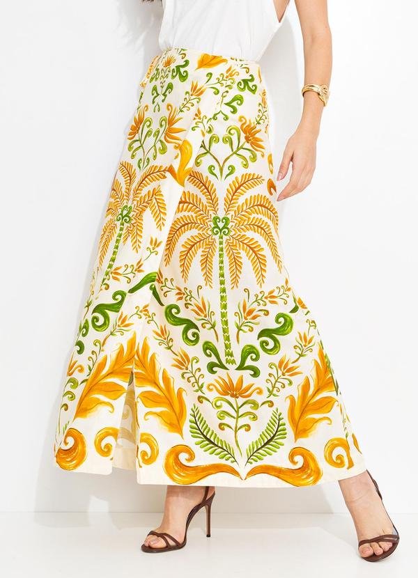 Saia Transpassada Milani Amarelo