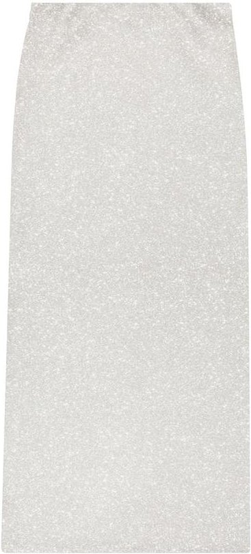 Imagem principal Saia Bege Mídi Evasê em Lurex Enfim Enfim