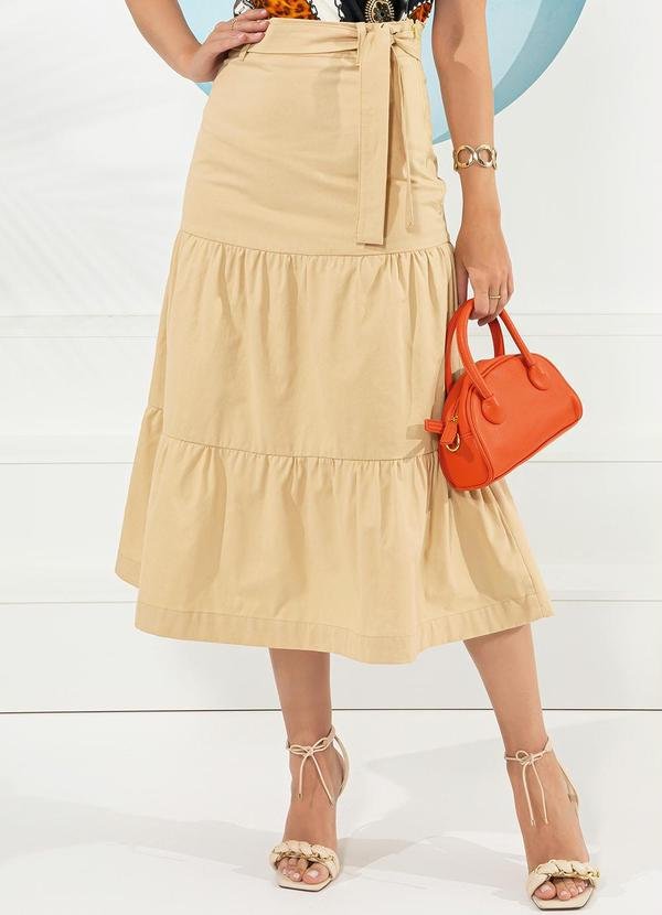 Imagem principal Saia Creme em Sarja Rosalie Rosalie