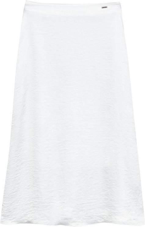 Imagem principal Saia Feminina Acetinada Branco Marialícia Marialícia