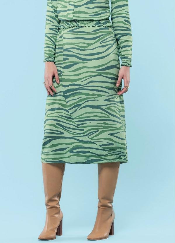 Saia Feminina Adulto Verde