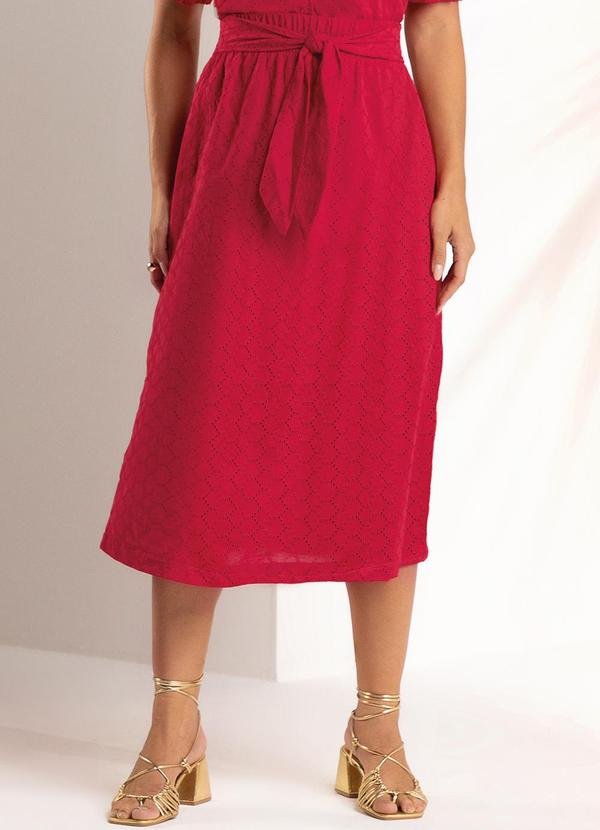 Saia Feminina Laise Vermelho