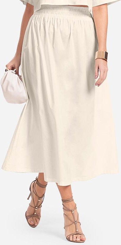 Saia Midi Bege