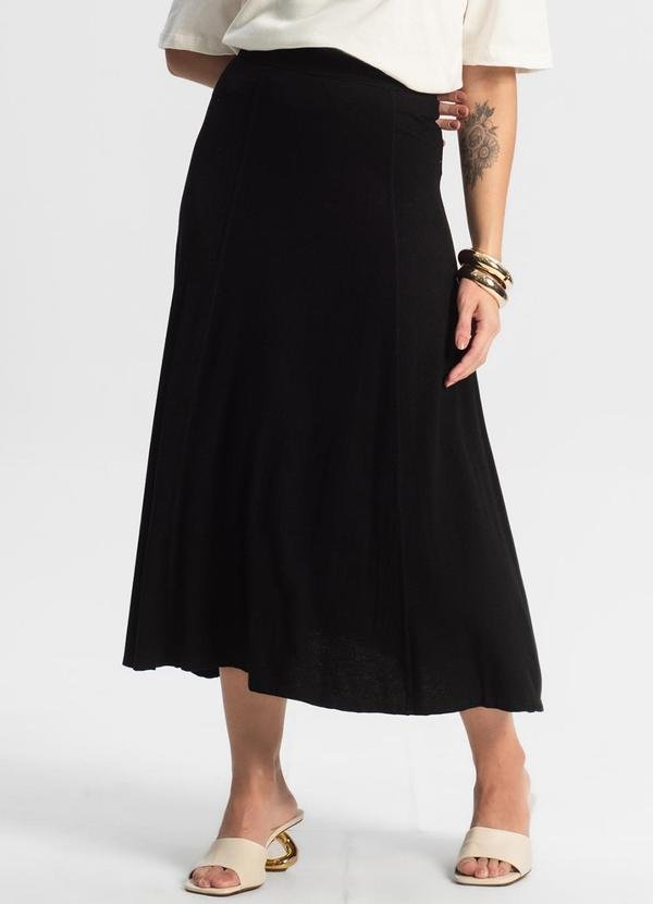 Saia Midi Endlesss Preto