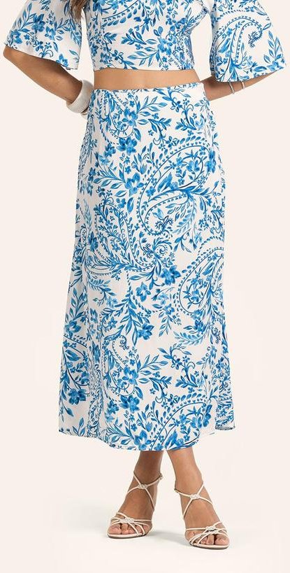 Imagem principal Saia Midi Feminina Bege Endless Endless