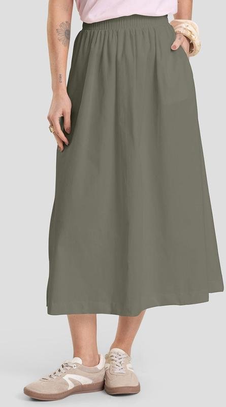 Imagem principal Saia Midi Feminina em Sarja Verde Dianna Dianna