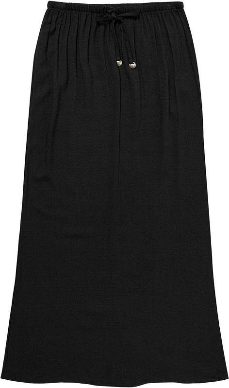 Saia Midi Feminina em Twill Cey Preto