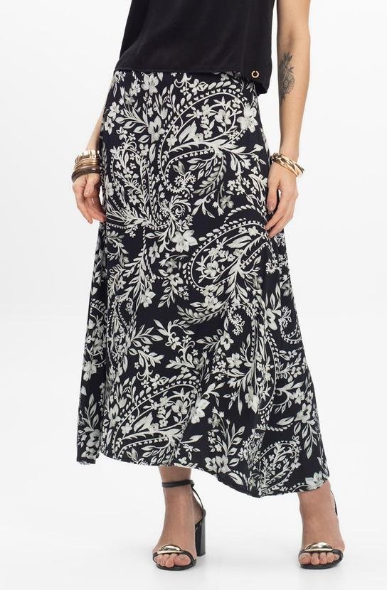 Imagem principal Saia Midi Feminina Preto Dianna Dianna