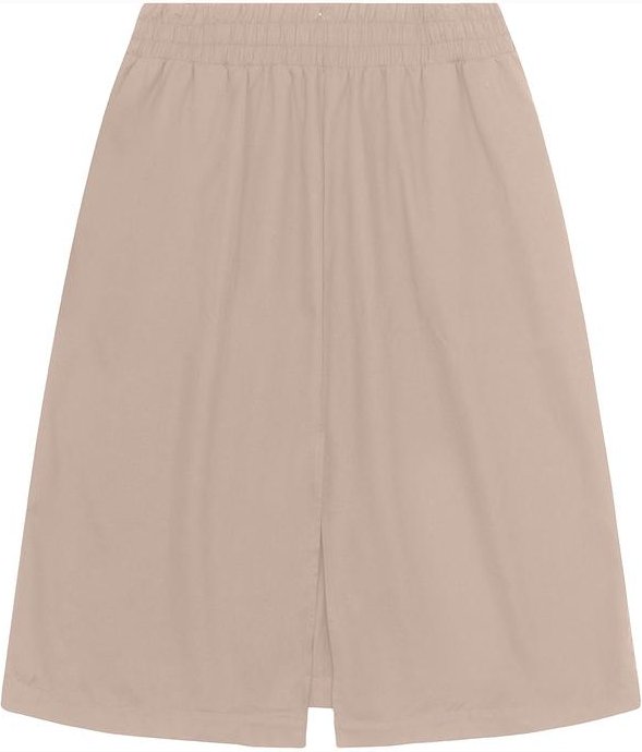 Saia Midi Plus Size Marrom