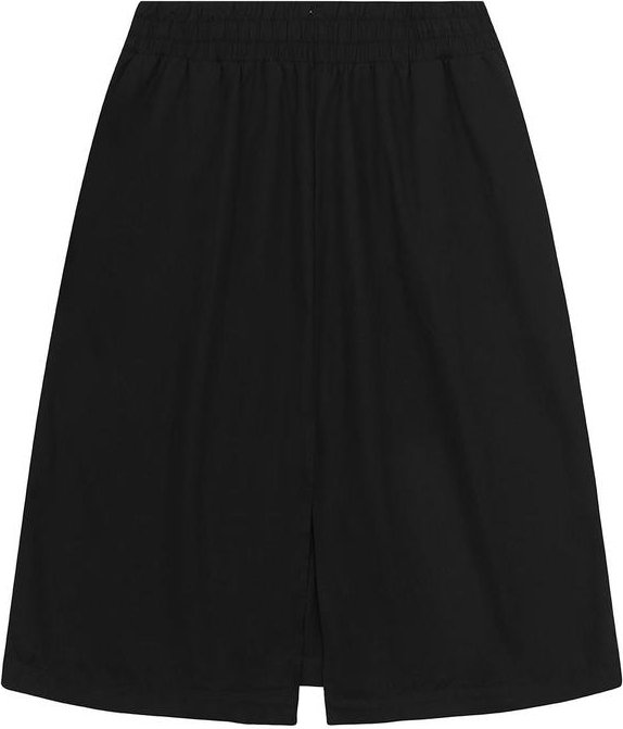 Saia Midi Plus Size Preto