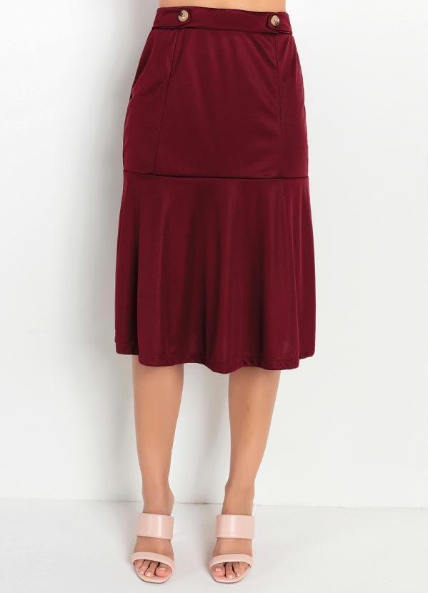 Imagem principal Saia Peplum Vinho Rosalie Rosalie
