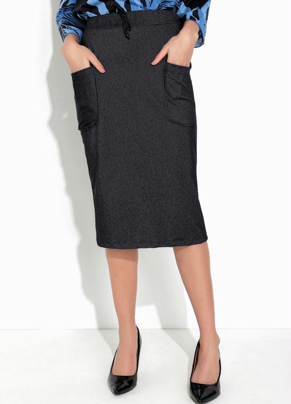 Imagem principal Saia Preta com Bolso Rosalie Rosalie