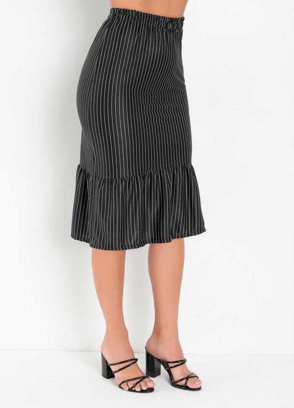 Imagem principal Saia Risca de Giz com Babado Rosalie Rosalie