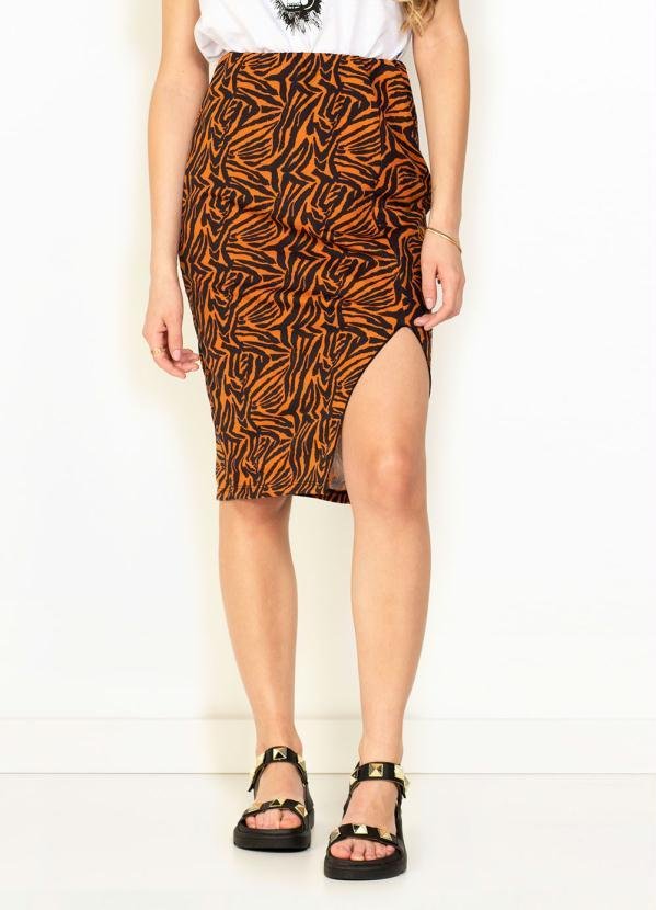 Saia Tigre com Fenda na Lateral