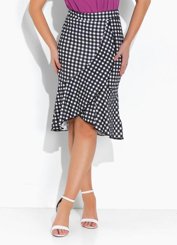 Imagem principal Saia Xadrez com Babado Rosalie Rosalie