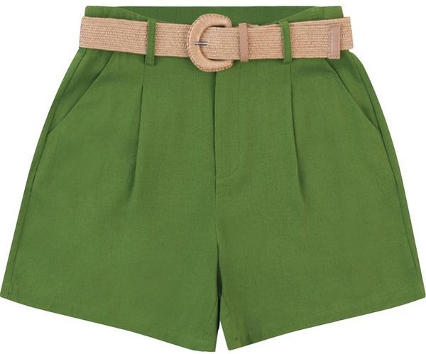 Imagem principal Shorts Alfaiaria em Viscolinho Verde Malwee Malwee
